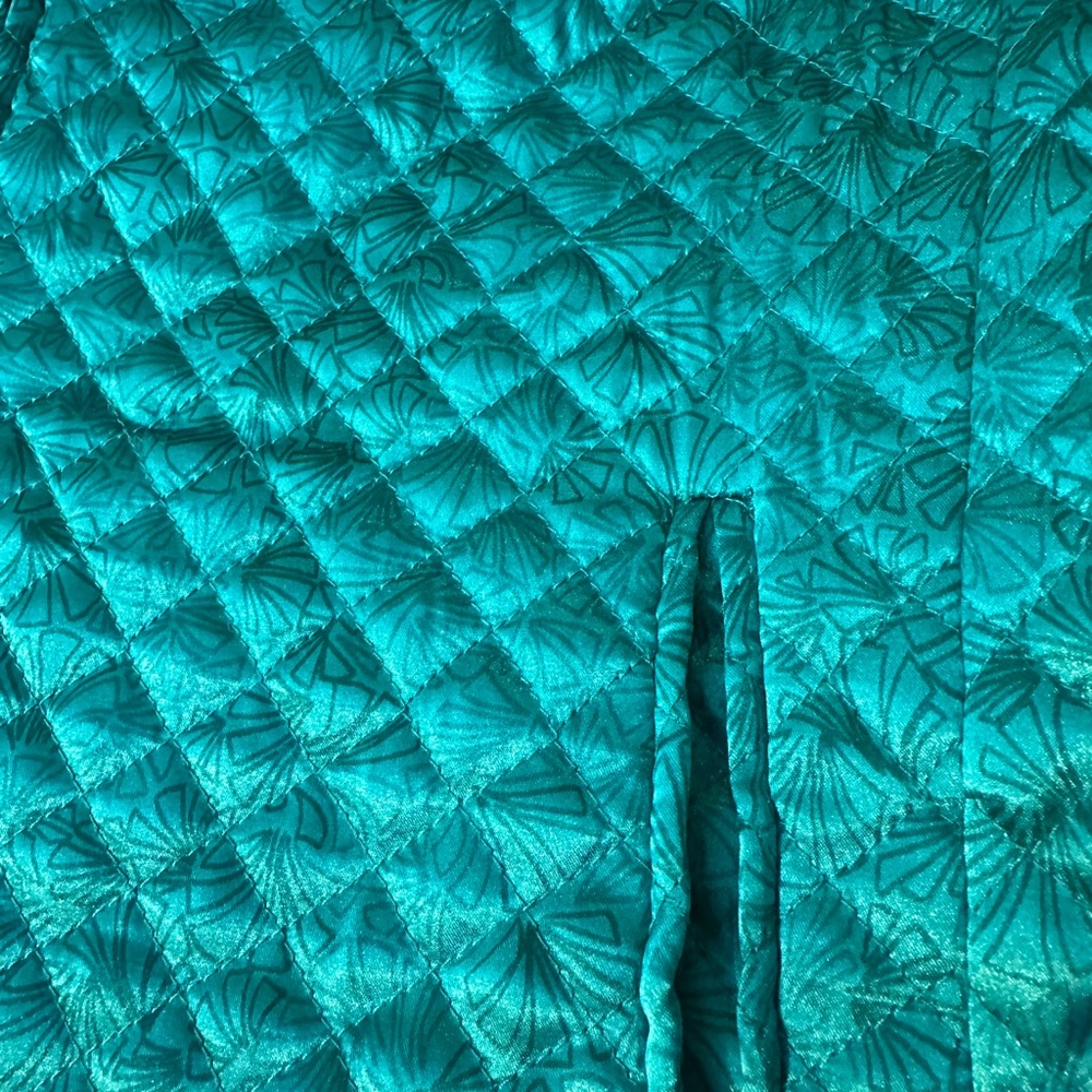 C.L.O.T.H.E.S green zipper pockets quilted jacket in green Large - Picture 8 of 16